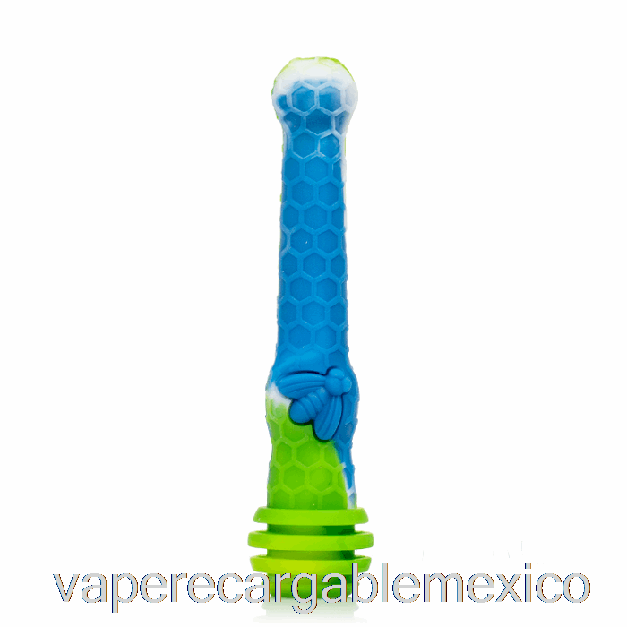 Vape Recargable Estratus Miel Cazo Silicona Dab Paja Mar (azul / Verde / Blanco)